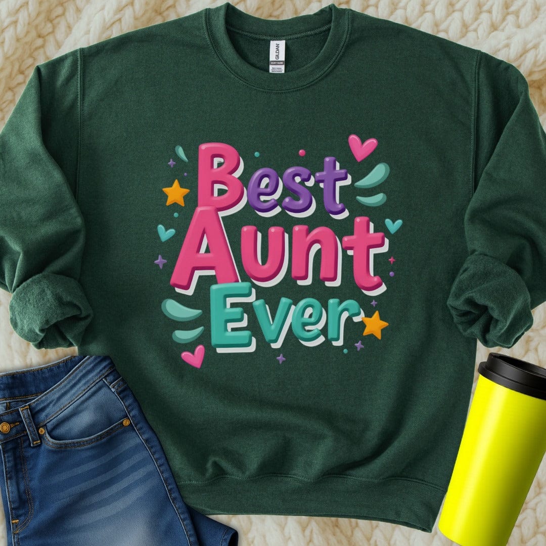Printify Sweatshirt S / Forest Green Aunt Club Sweatshirt