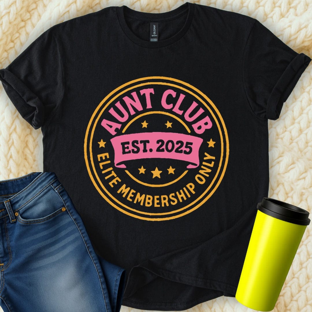 MyDesigns T-Shirt S / Black Aunt Club T-Shirt