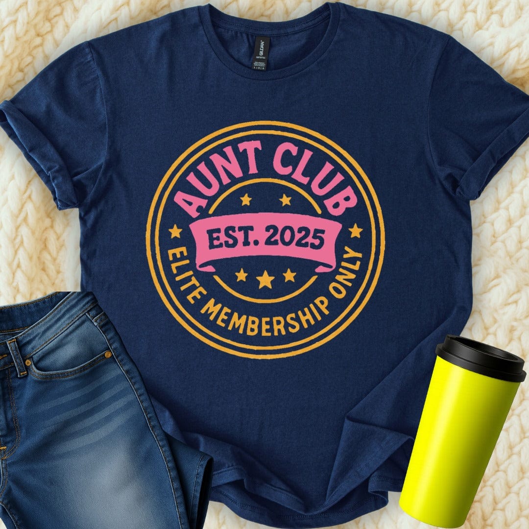 MyDesigns T-Shirt S / Navy Aunt Club T-Shirt