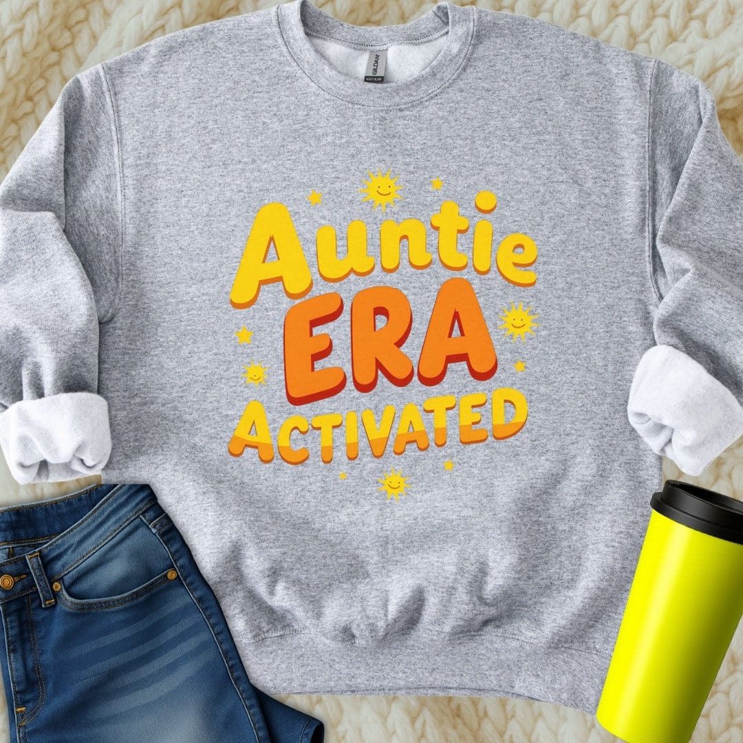 Printify Sweatshirt S / Sport Grey Aunt Era Sweatshirt