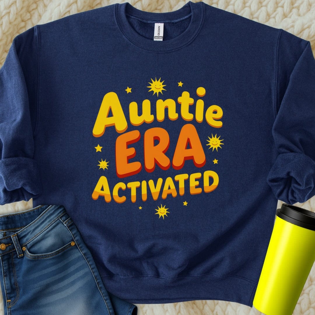 Printify Sweatshirt S / Navy Aunt Era Sweatshirt