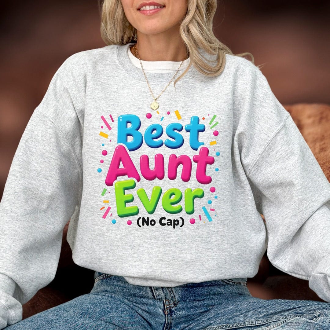 Printify Sweatshirt Aunt Gift Sweatshirt