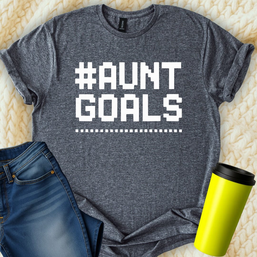 MyDesigns T-Shirt S / Dark Heather Aunt Goals T-Shirt