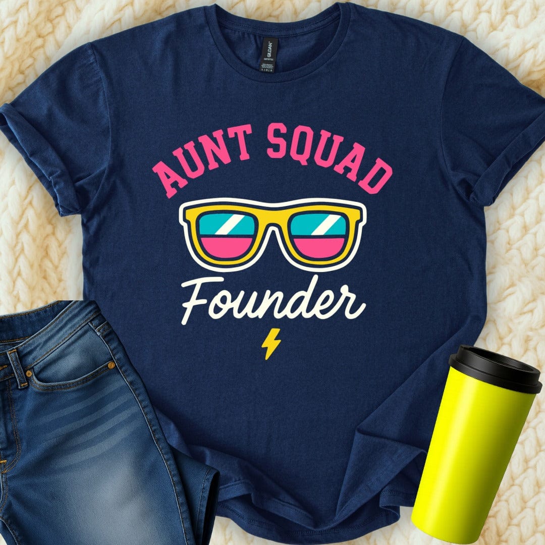 MyDesigns T-Shirt S / Navy Aunt Squad T-Shirt