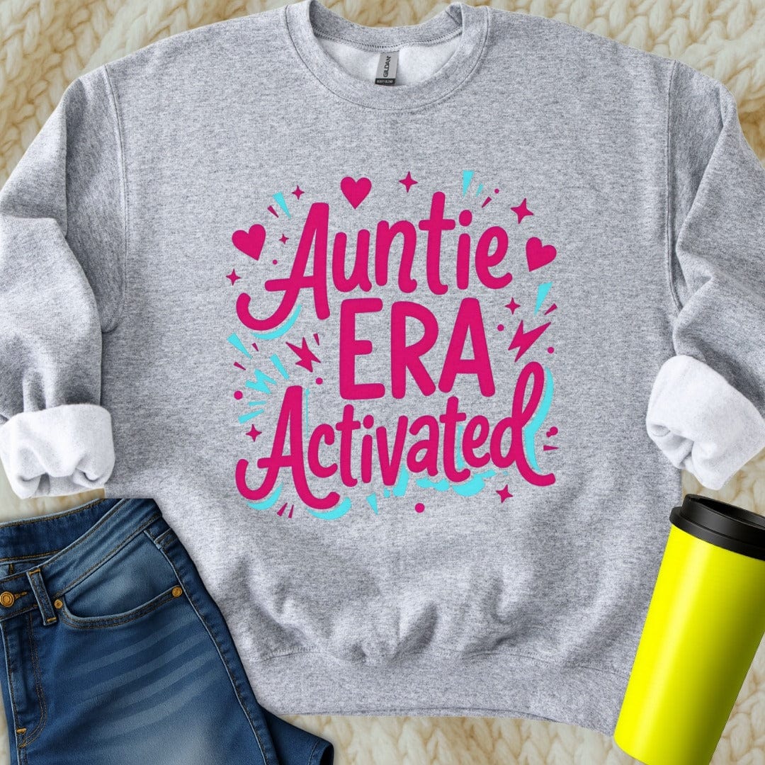 Printify Sweatshirt S / Sport Grey Auntie Era Sweatshirt
