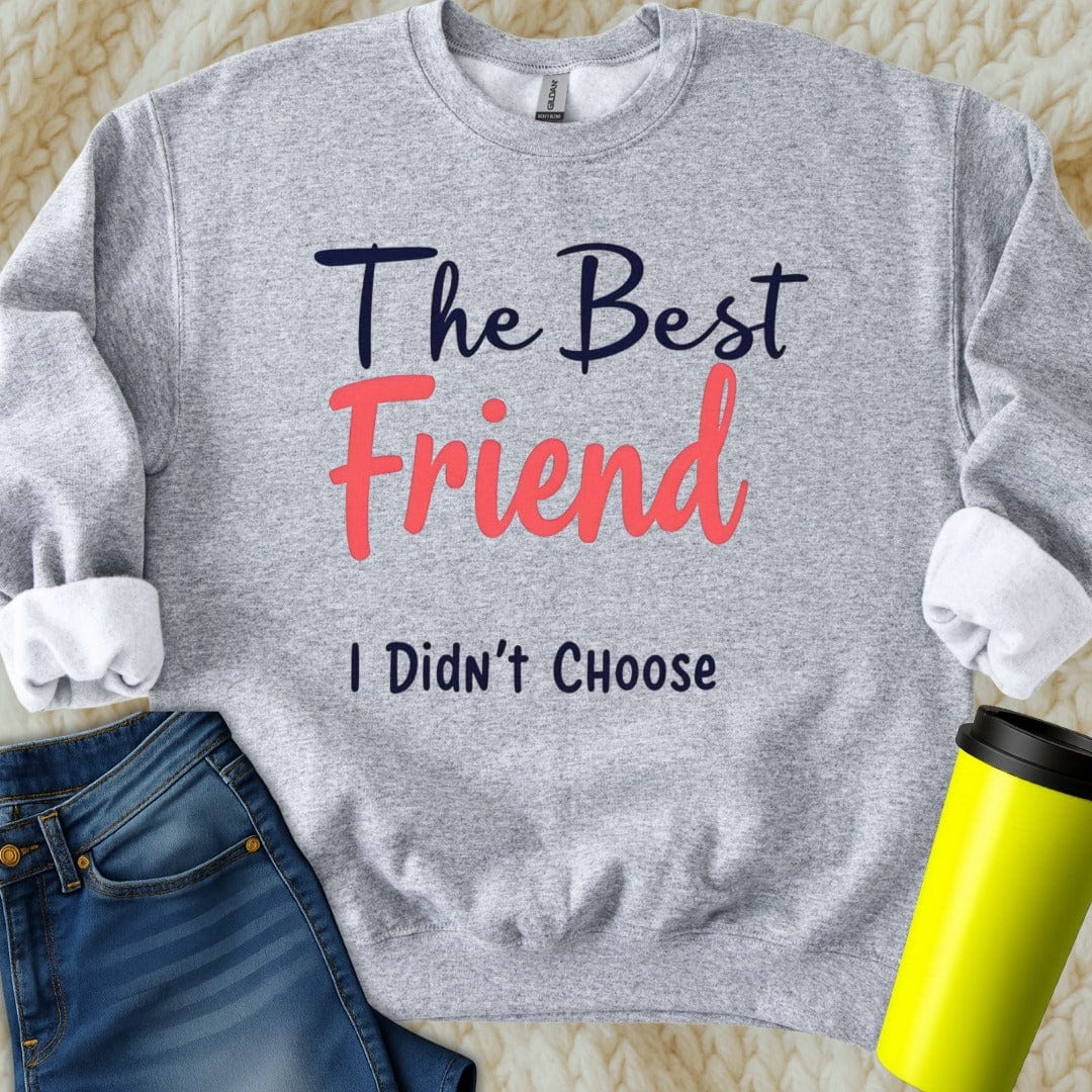Printify Sweatshirt S / Sport Grey Best Friend Sweatshirt