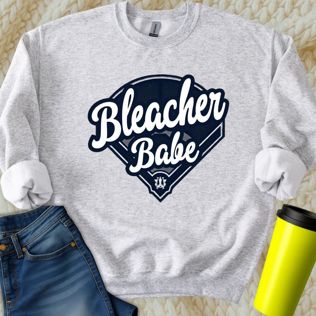 Printify Sweatshirt S / Ash Bleacher Babe Sweatshirt