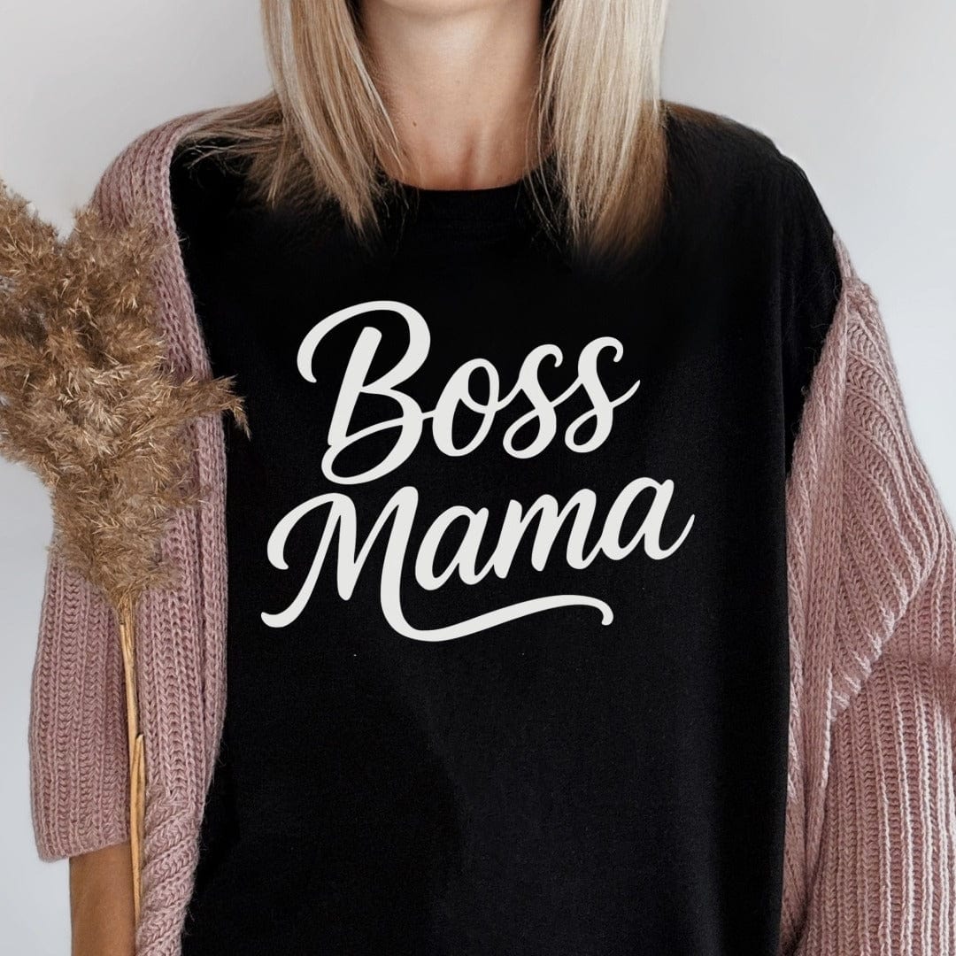 MyDesigns T-Shirt Boss Mama Graphic Design Trendy Woman Power T-Shirt