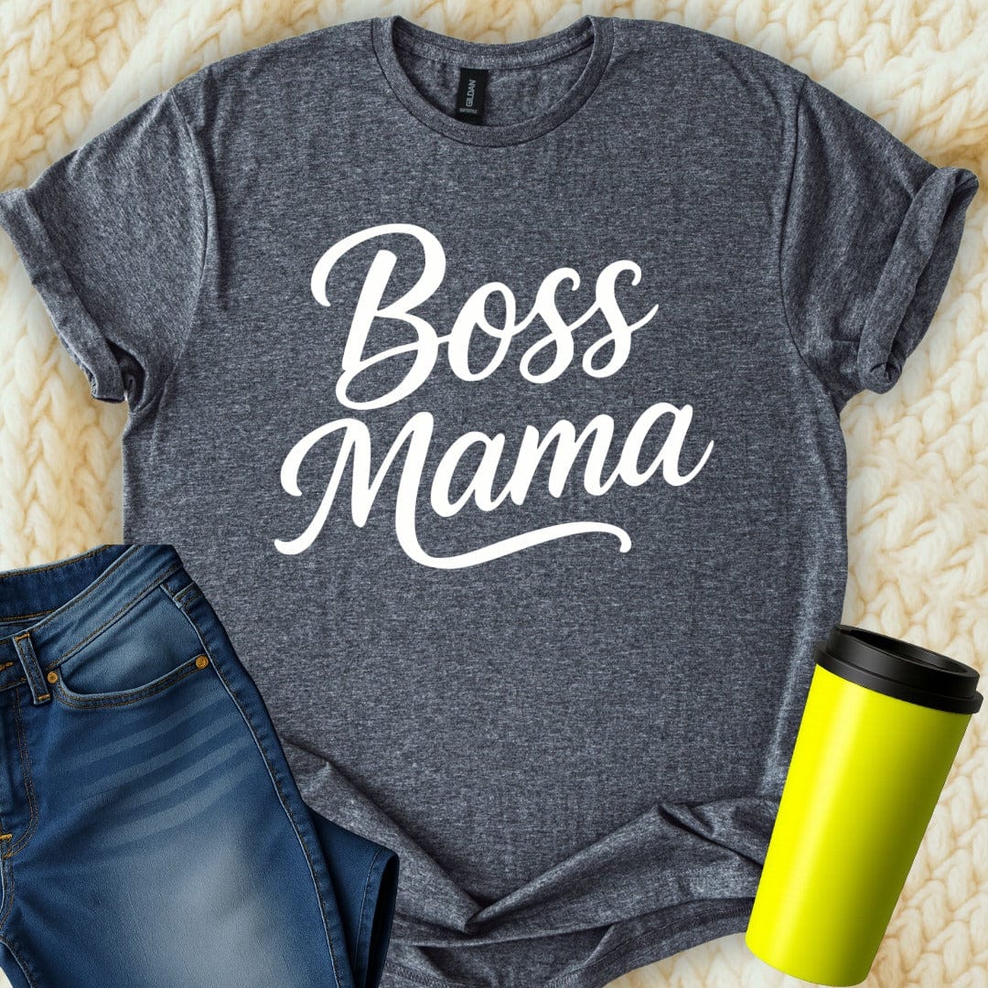 MyDesigns T-Shirt Boss Mama Graphic Design Trendy Woman Power T-Shirt