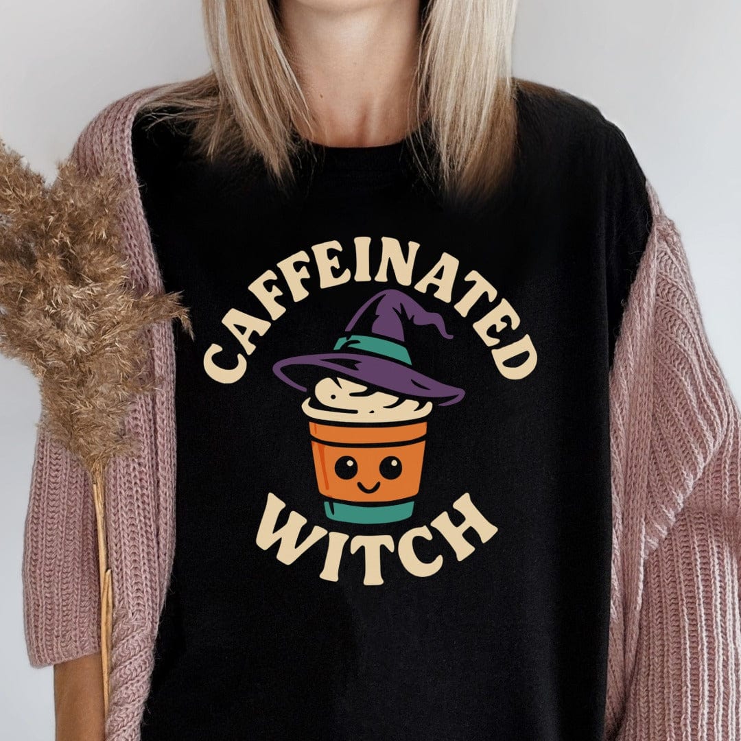 MyDesigns T-Shirt Caffeinated Witch T-Shirt