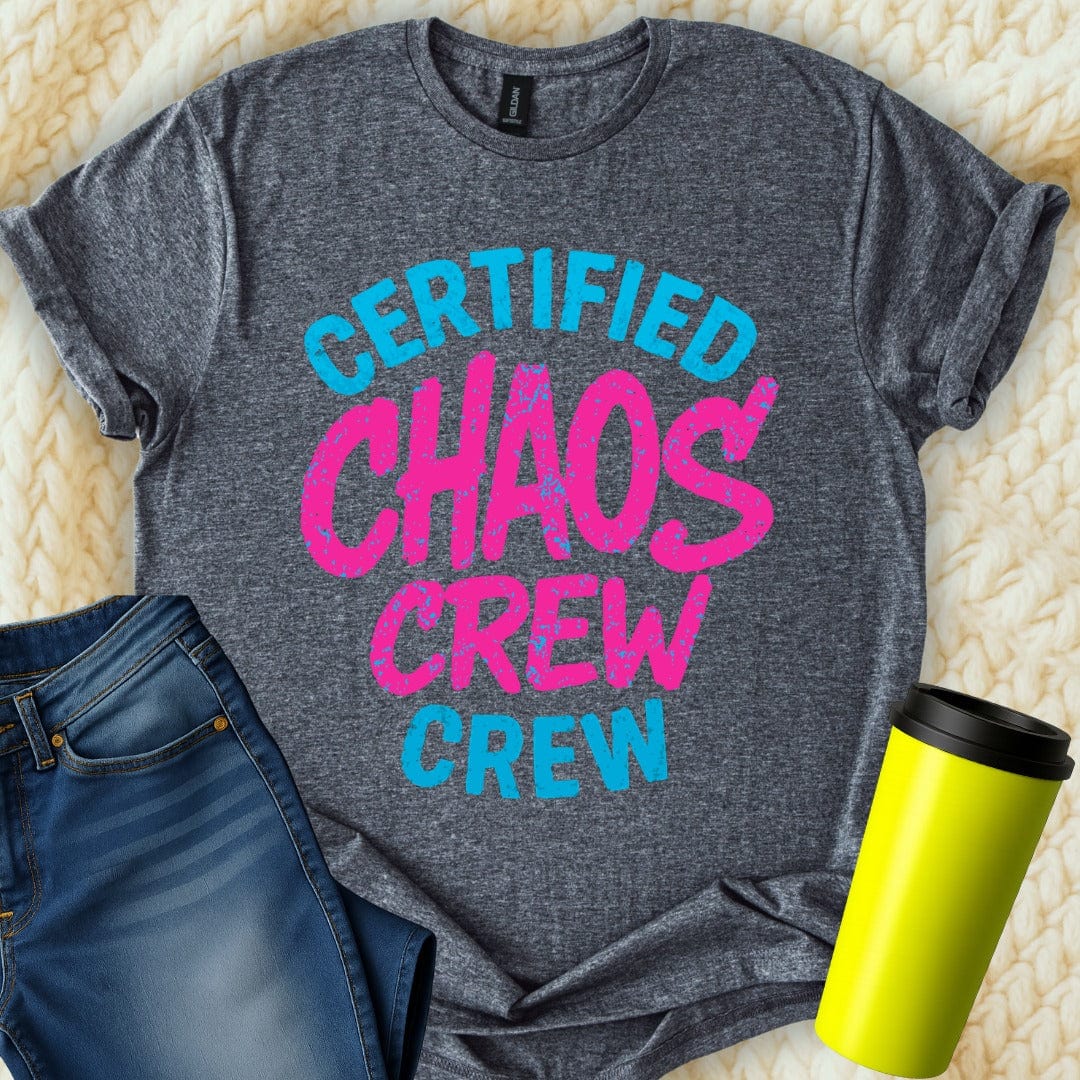MyDesigns T-Shirt S / Dark Heather Certified Chaos Crew T-Shirt