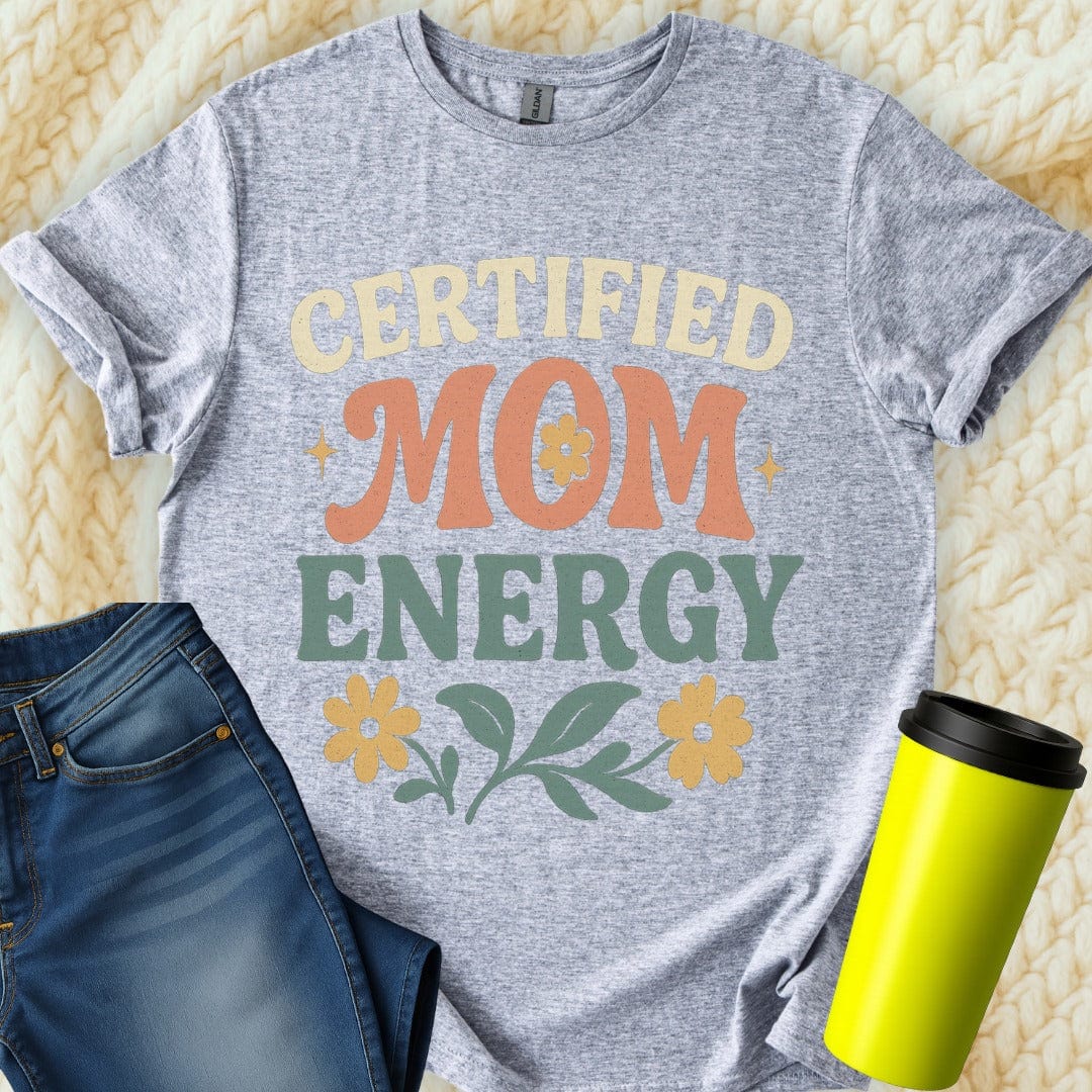 The Off Base T-Shirt S / Sport Grey Certified Mom Energy T-Shirt