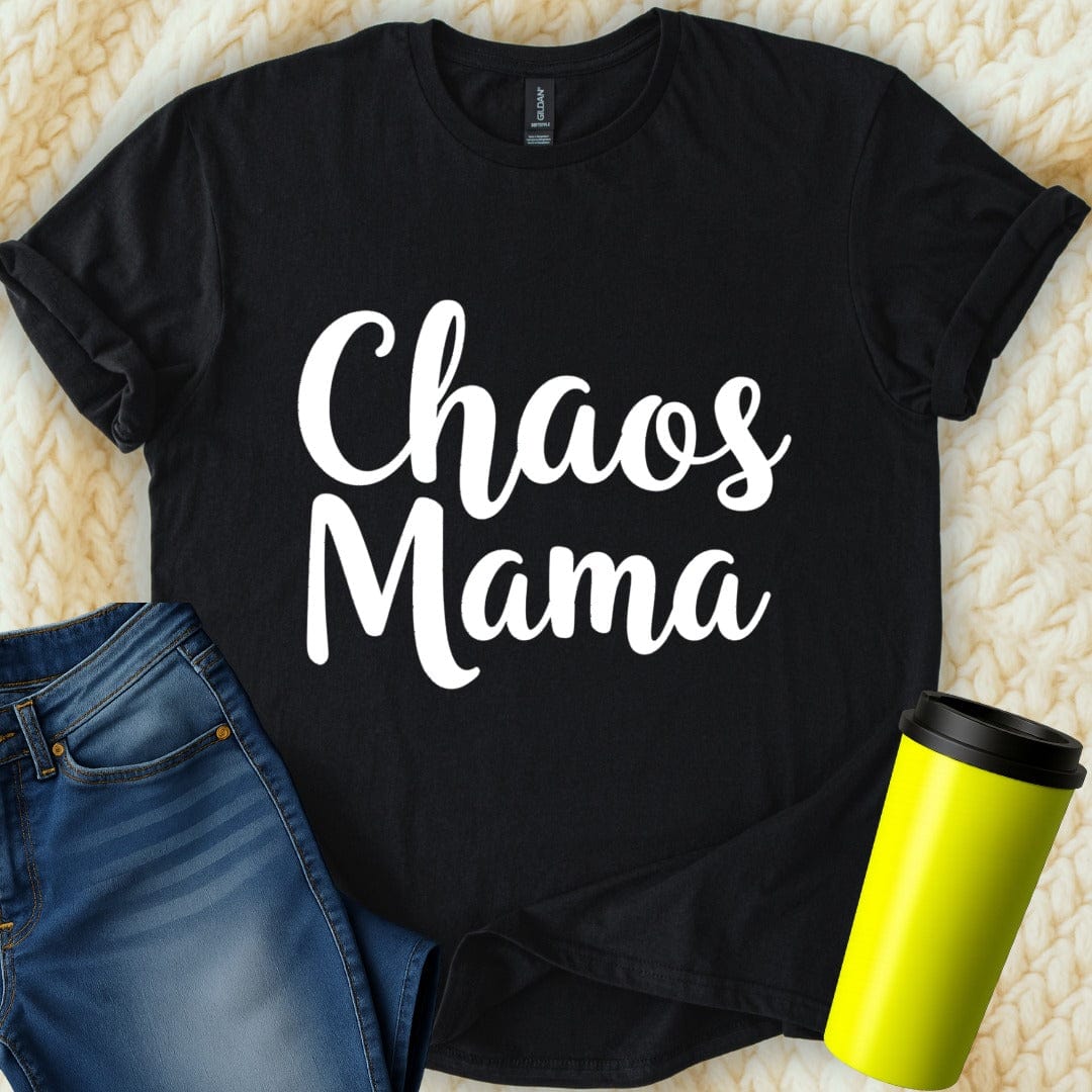 Printify T-Shirt Black / S Chaos Mama T-Shirt