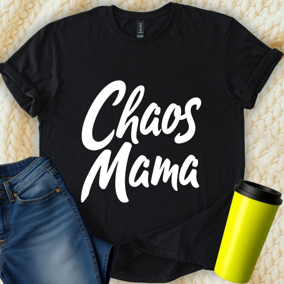 Printify T-Shirt Black / S Chaos Mama T-Shirt