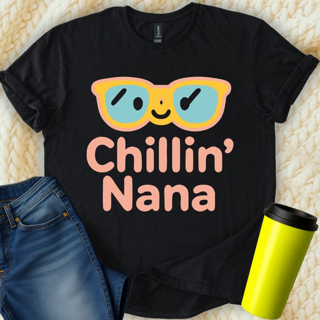 MyDesigns Physical Item Chillin Nana With Sunglasses Graphics Design T-Shirt
