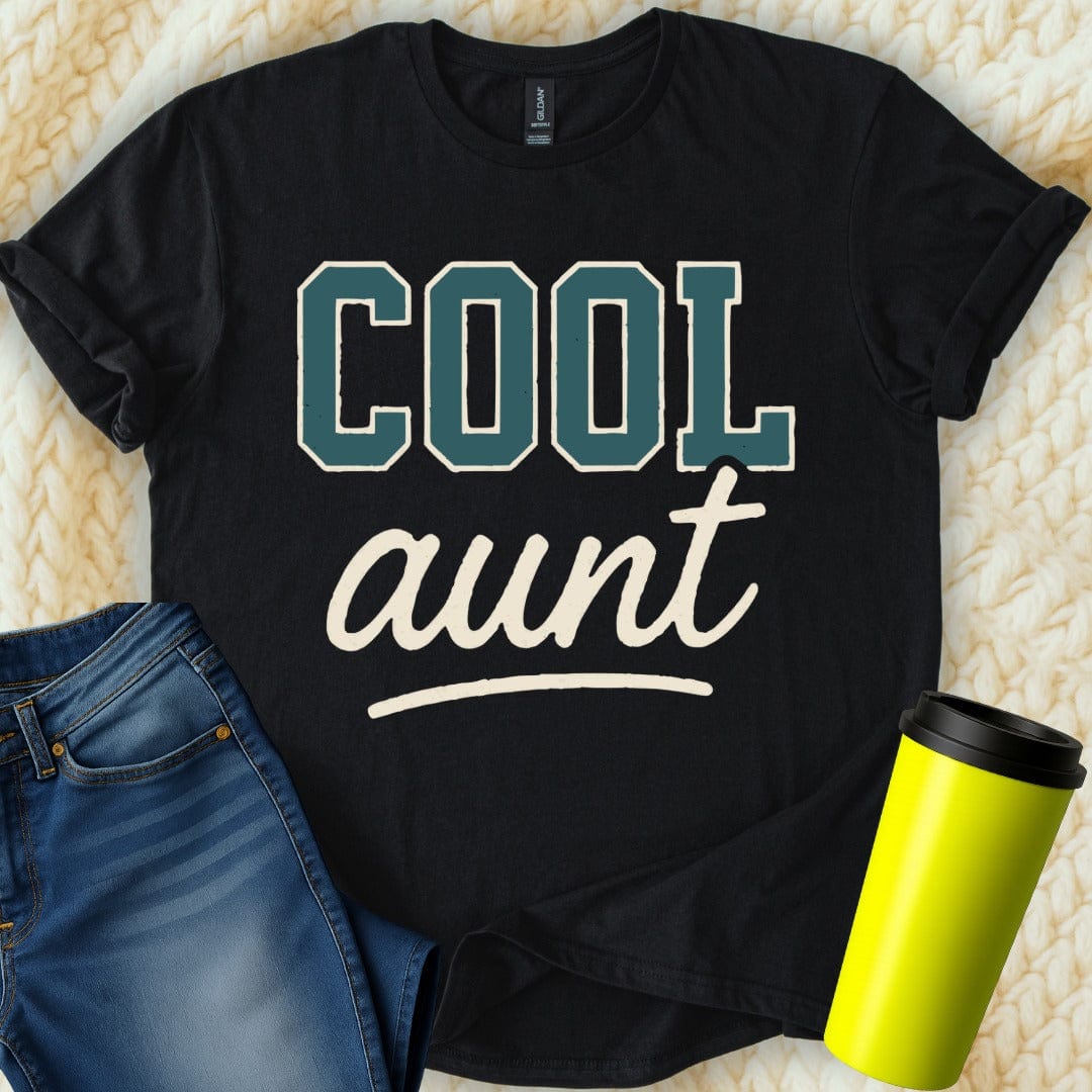 MyDesigns Physical Item Cool Aunt Awesome Design Great Gift Idea Trendy T-Shirt