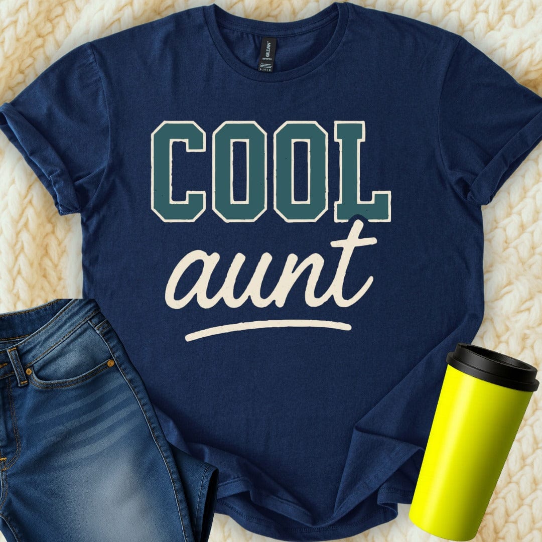MyDesigns Physical Item Cool Aunt Awesome Design Great Gift Idea Trendy T-Shirt