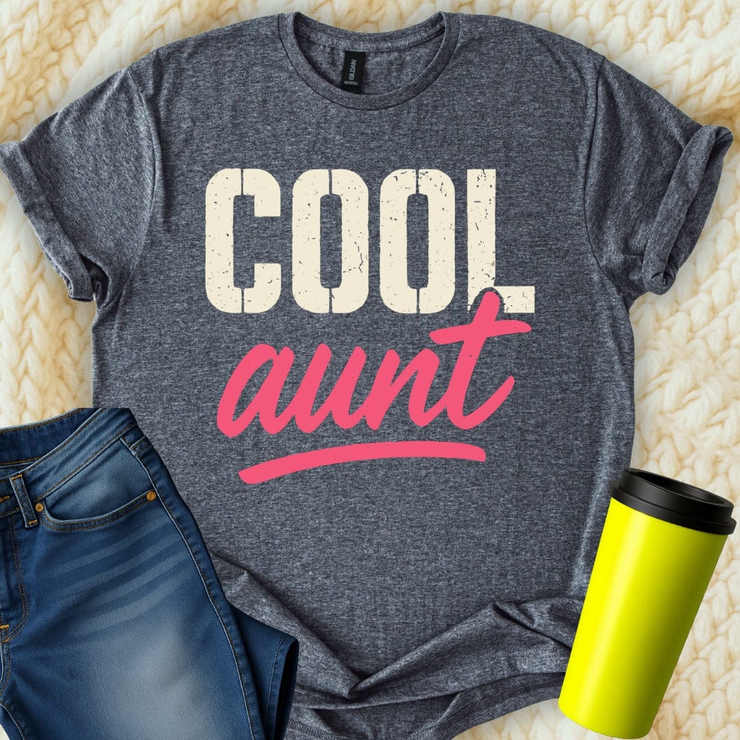 MyDesigns Physical Item Cool Aunt Best Family Women's Lover Gift Idea T-Shirt