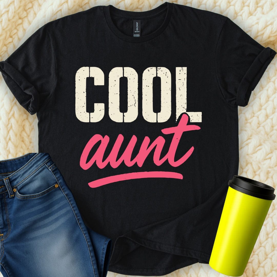 MyDesigns Physical Item Cool Aunt Best Family Women's Lover Gift Idea T-Shirt