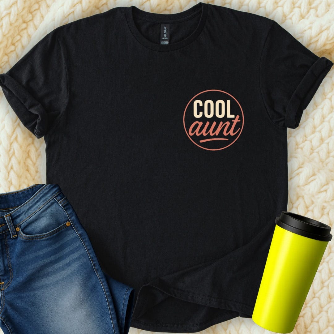 MyDesigns Physical Item Cool Aunt Gift Idea Trendy Aunt Design For Family T-Shirt