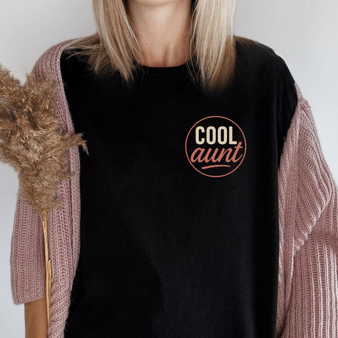 MyDesigns Physical Item Cool Aunt Gift Idea Trendy Aunt Design For Family T-Shirt