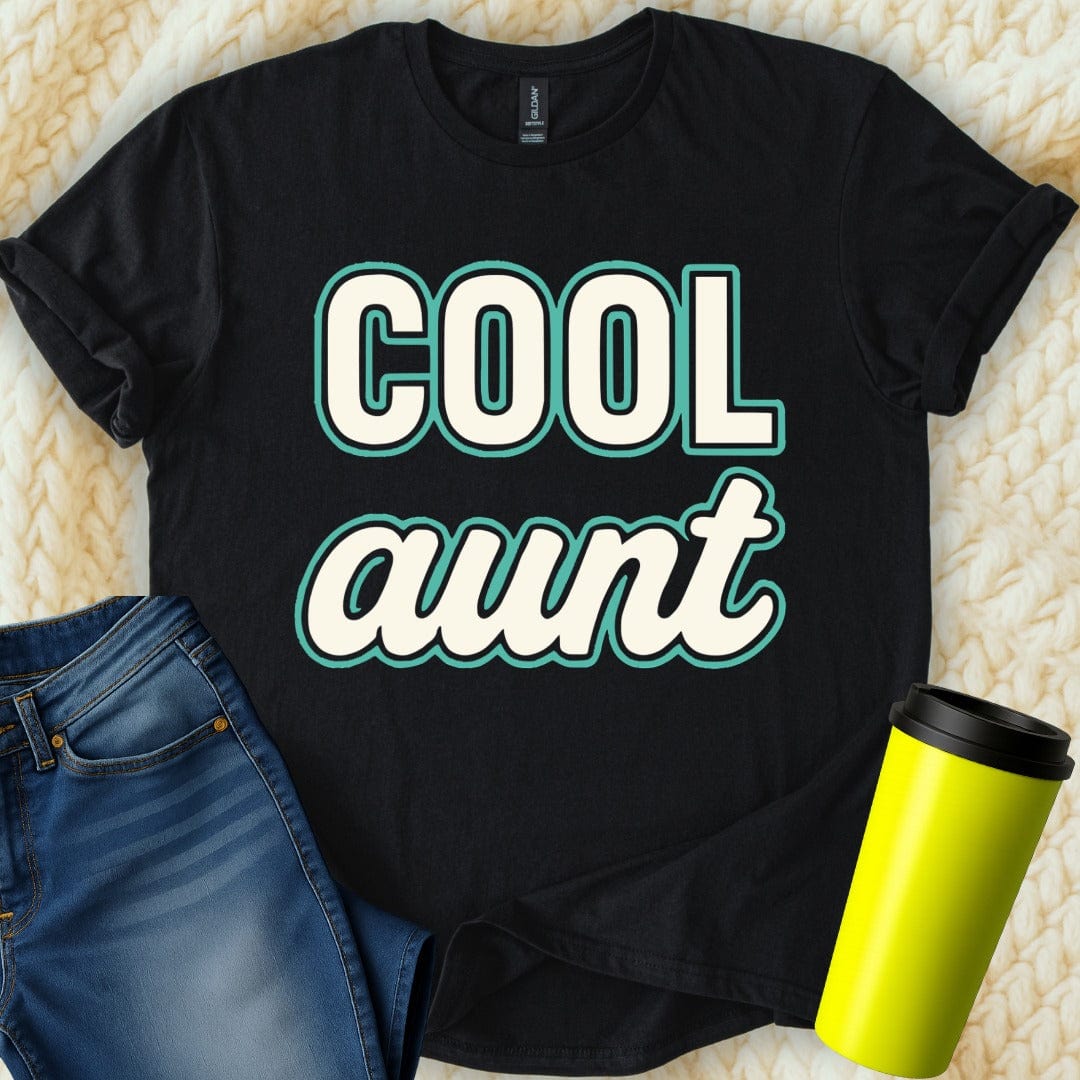 MyDesigns Physical Item Cool Aunt Graphic Design Statement Great Gift Idea T-Shirt