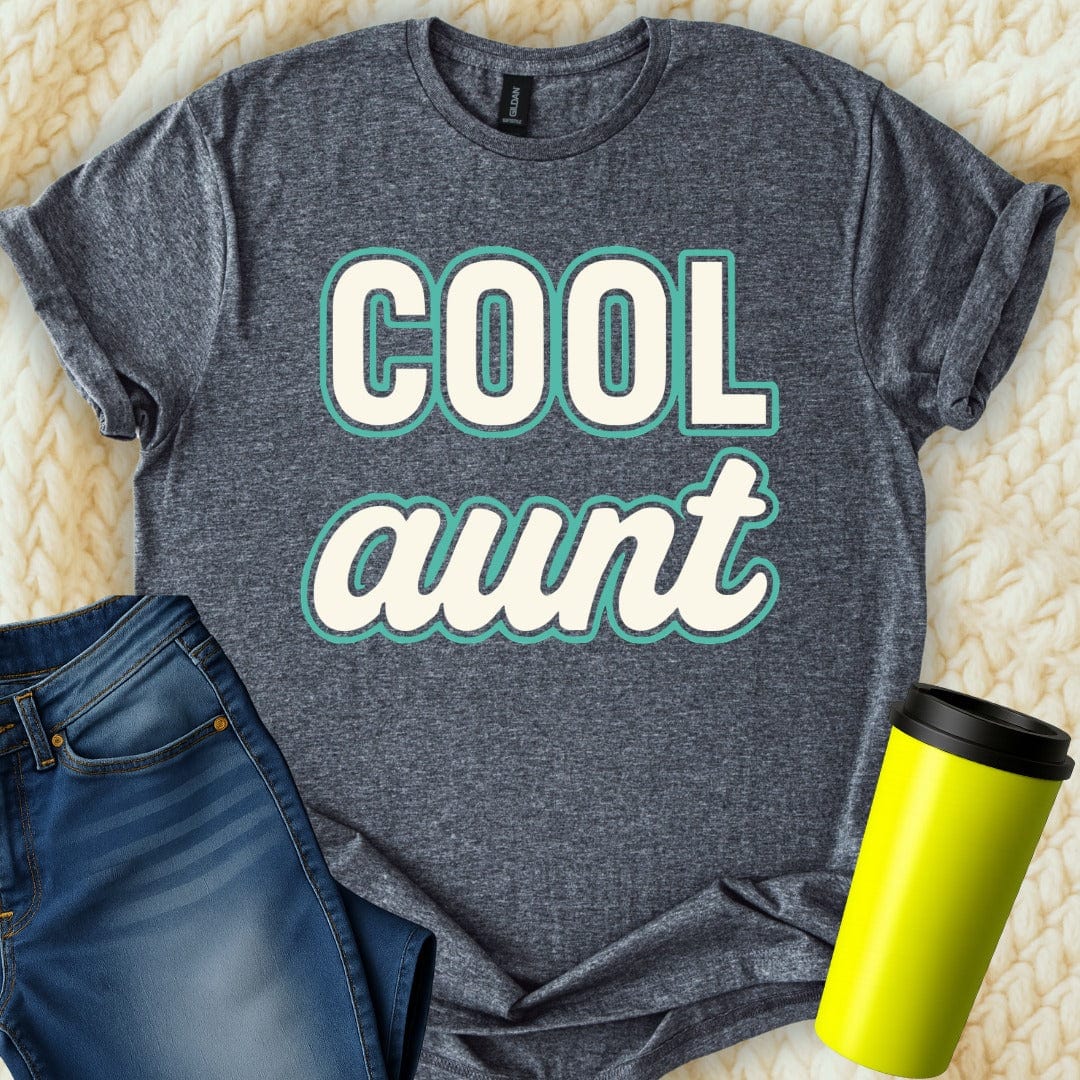 MyDesigns Physical Item Cool Aunt Graphic Design Statement Great Gift Idea T-Shirt