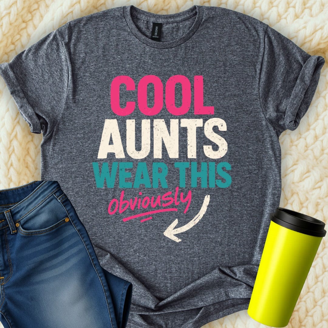 MyDesigns T-Shirt S / Dark Heather Cool Aunts Wear This T-Shirt