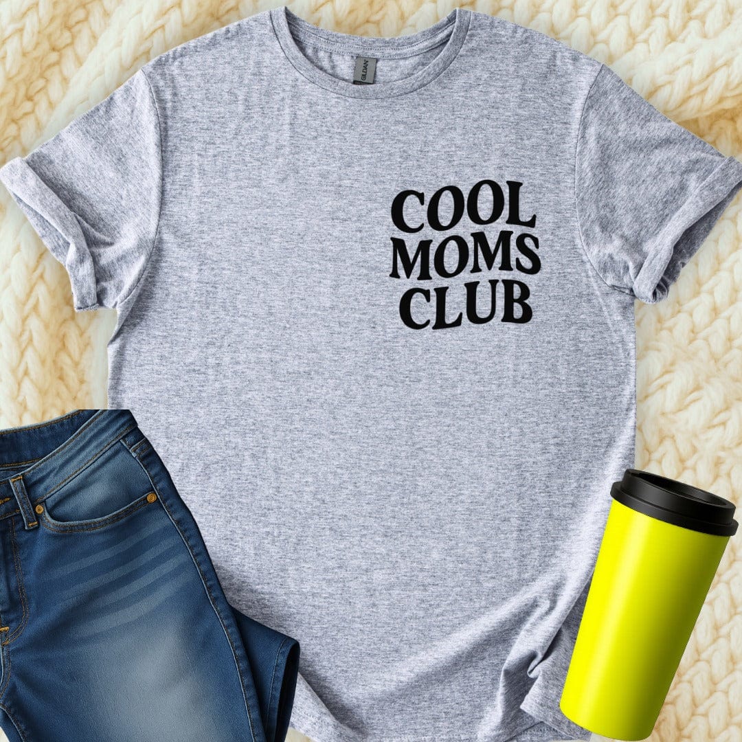 Printify T-Shirt Sport Grey / S Cool Moms Club T-Shirt