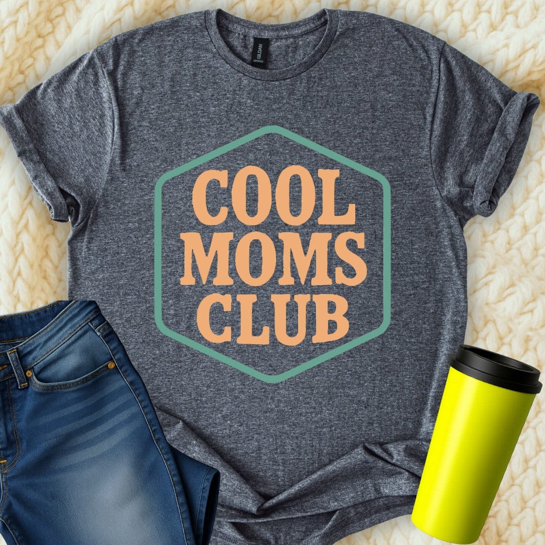 MyDesigns T-Shirt S / Dark Heather Cool Moms Club T-Shirt