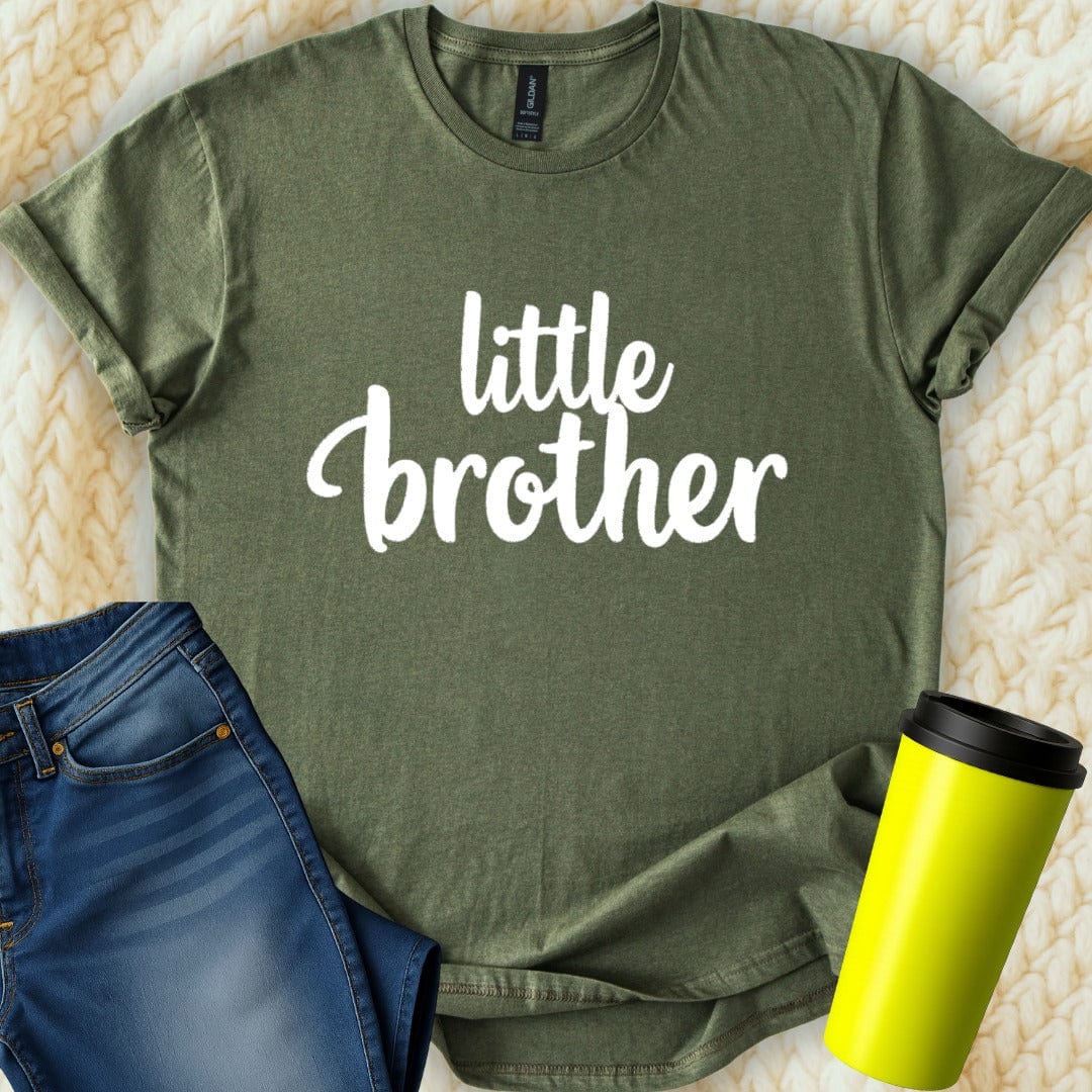 Printify T-Shirt Military Green / S Copy of Little Brother T-Shirt