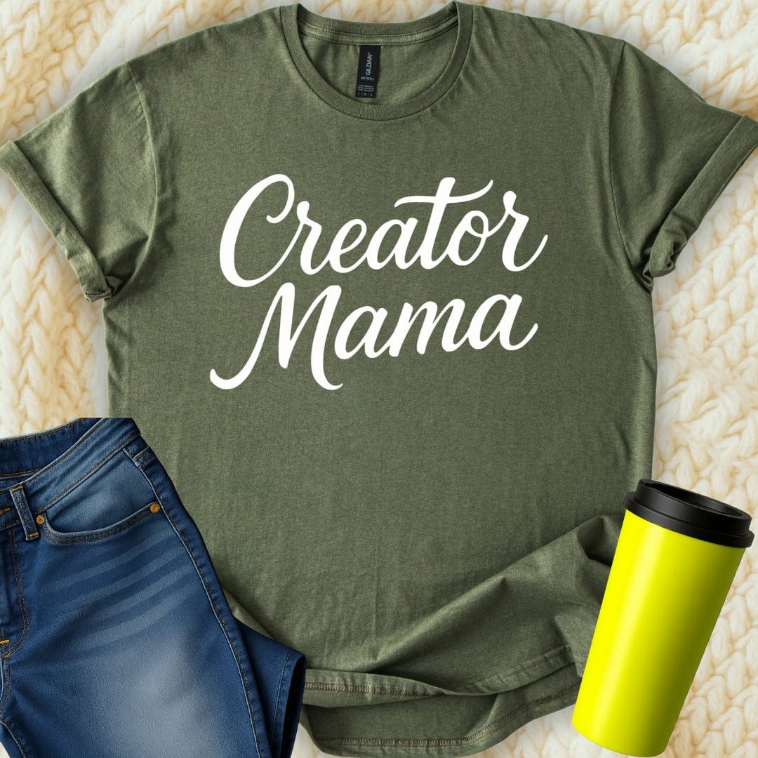 MyDesigns T-Shirt Creator Mama Awesome Script Design Motherhood T-Shirt