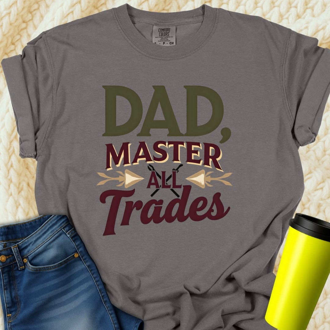 Printify T-Shirt Pepper / S Dad Master of...Tee
