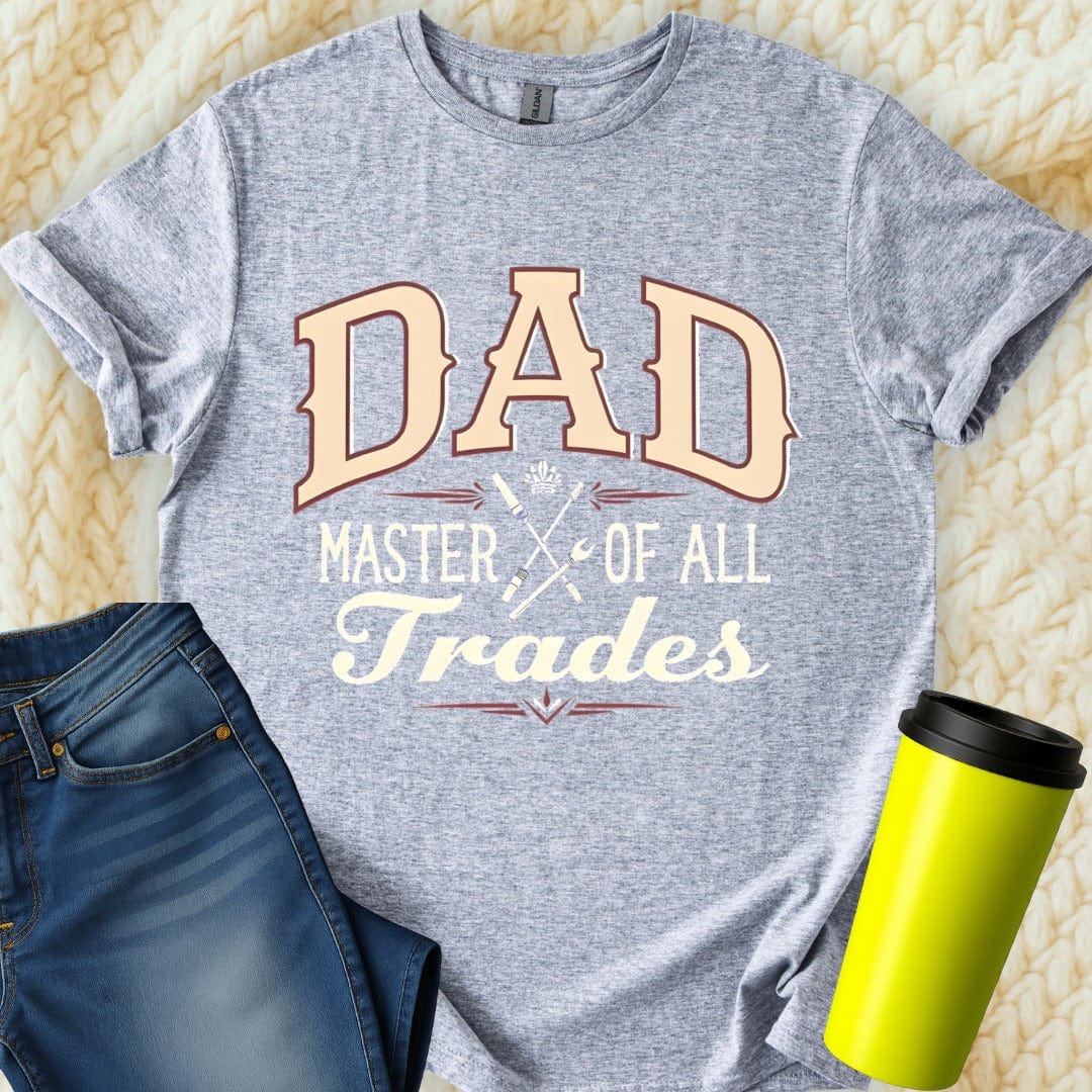 Printify T-Shirt Sport Grey / S Dad Master of Trades T-Shirt