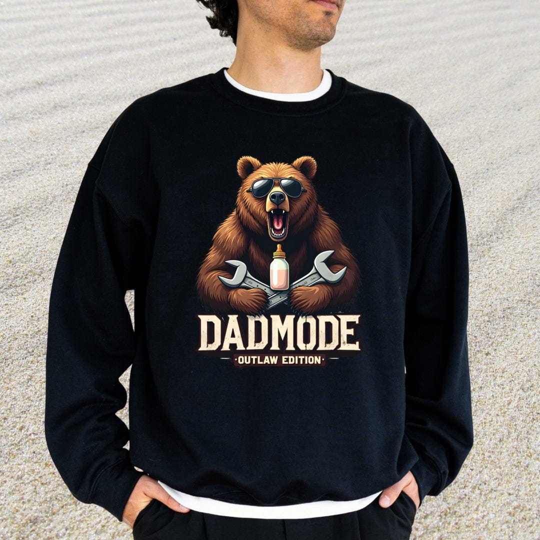 Printify Sweatshirt Dad Mode Sweatshirt