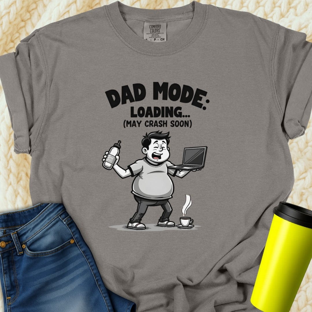 Printify T-Shirt Grey / S Dad Mode Tee