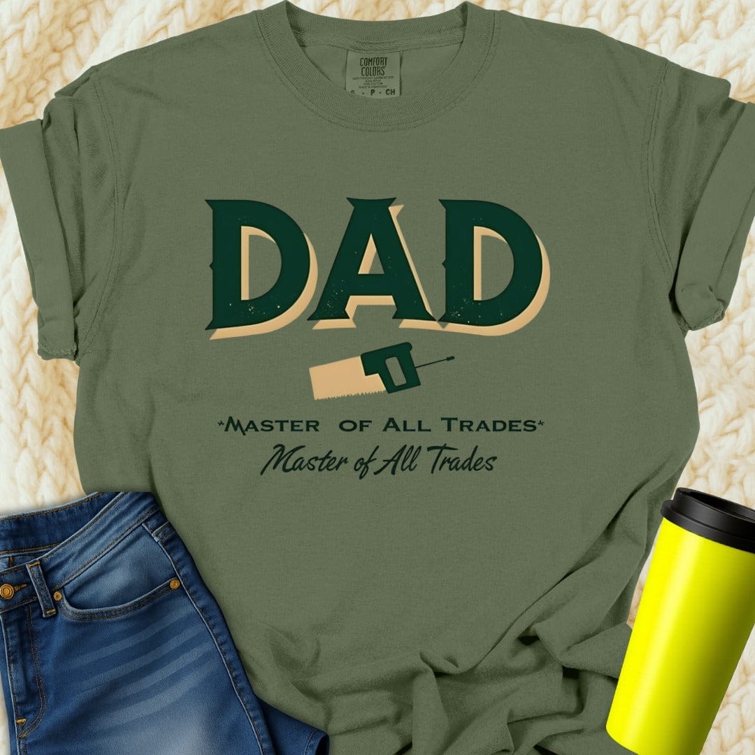 Printify T-Shirt Moss / S Dad Tee