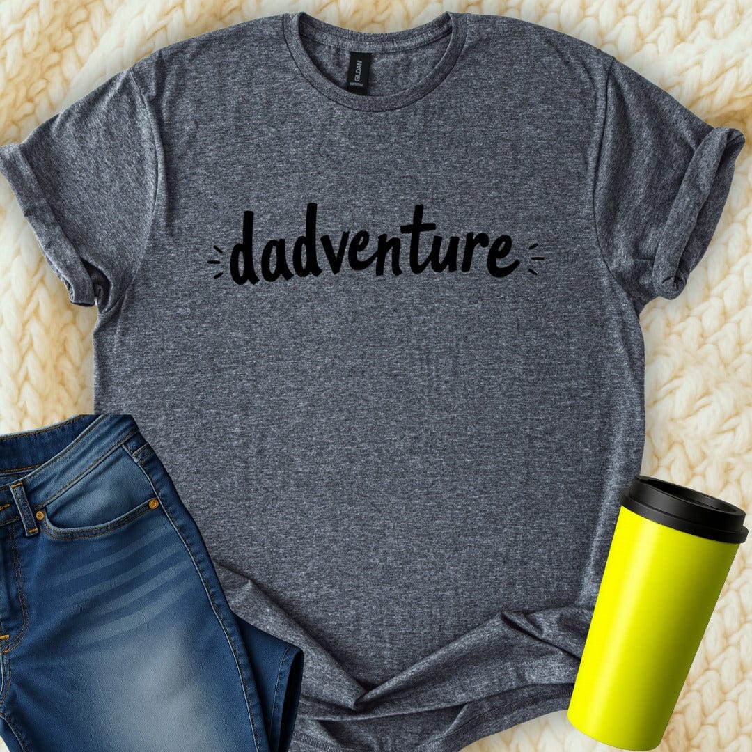 Printify T-Shirt Dark Heather / S Dad Venture T-Shirt