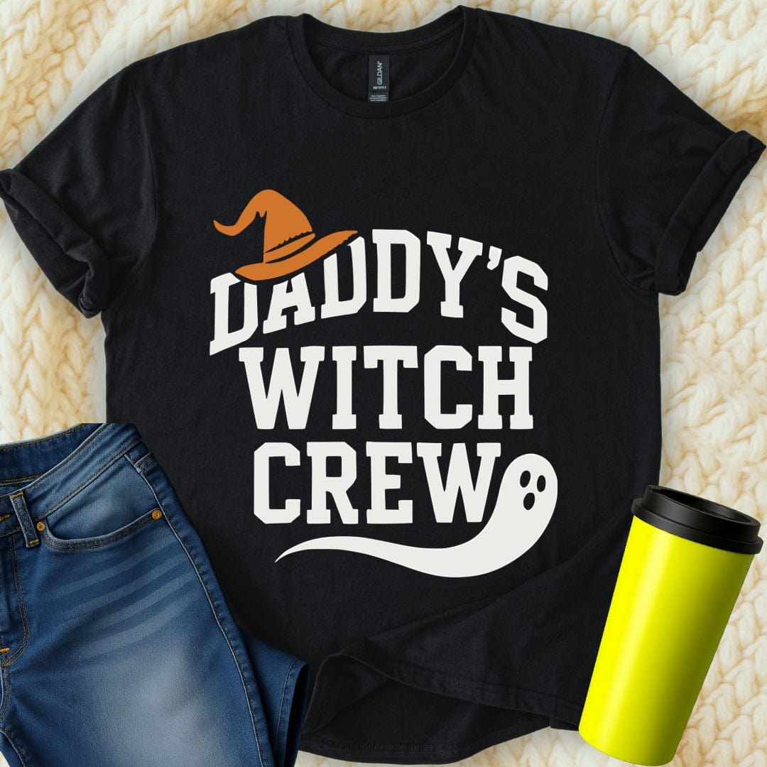 MyDesigns T-Shirt S / Black Daddy's Witch Crew T-Shirt