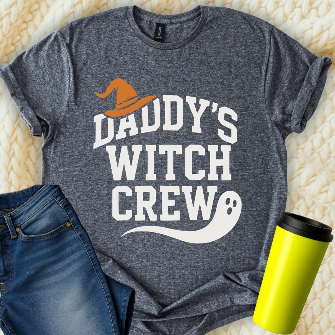 MyDesigns T-Shirt S / Dark Heather Daddy's Witch Crew T-Shirt