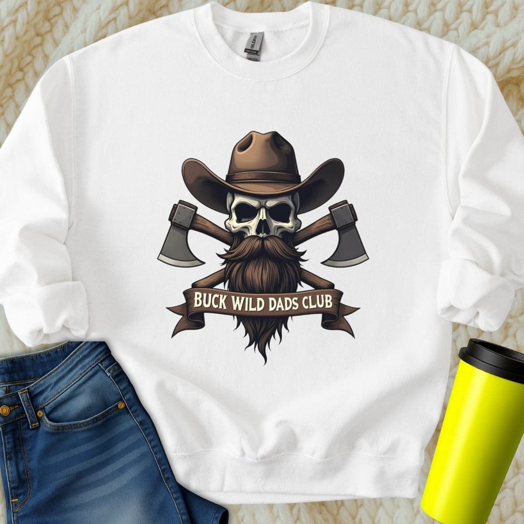Printify Sweatshirt S / White Dads Club Sweatshirt