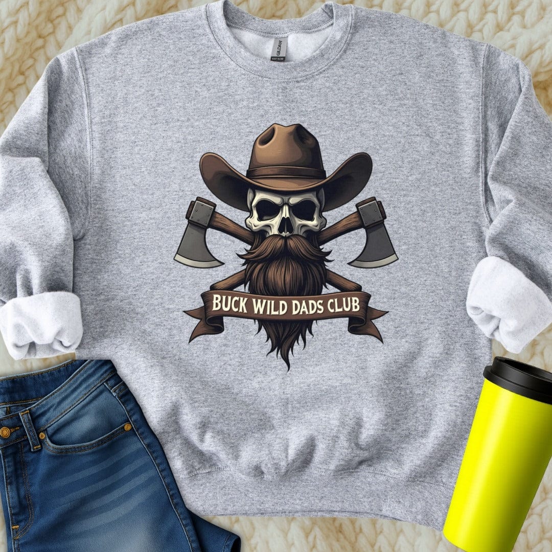 Printify Sweatshirt S / Sport Grey Dads Club Sweatshirt