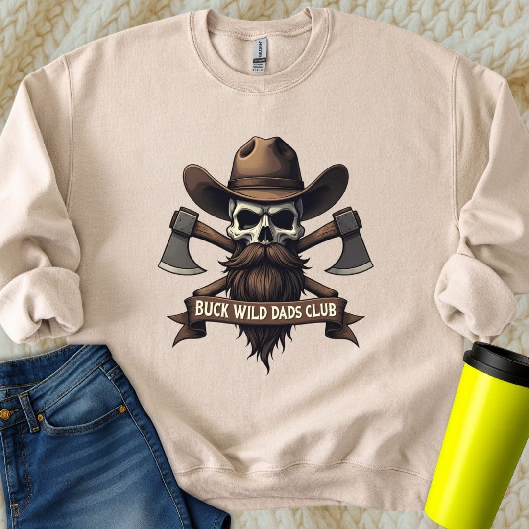 Printify Sweatshirt S / Sand Dads Club Sweatshirt