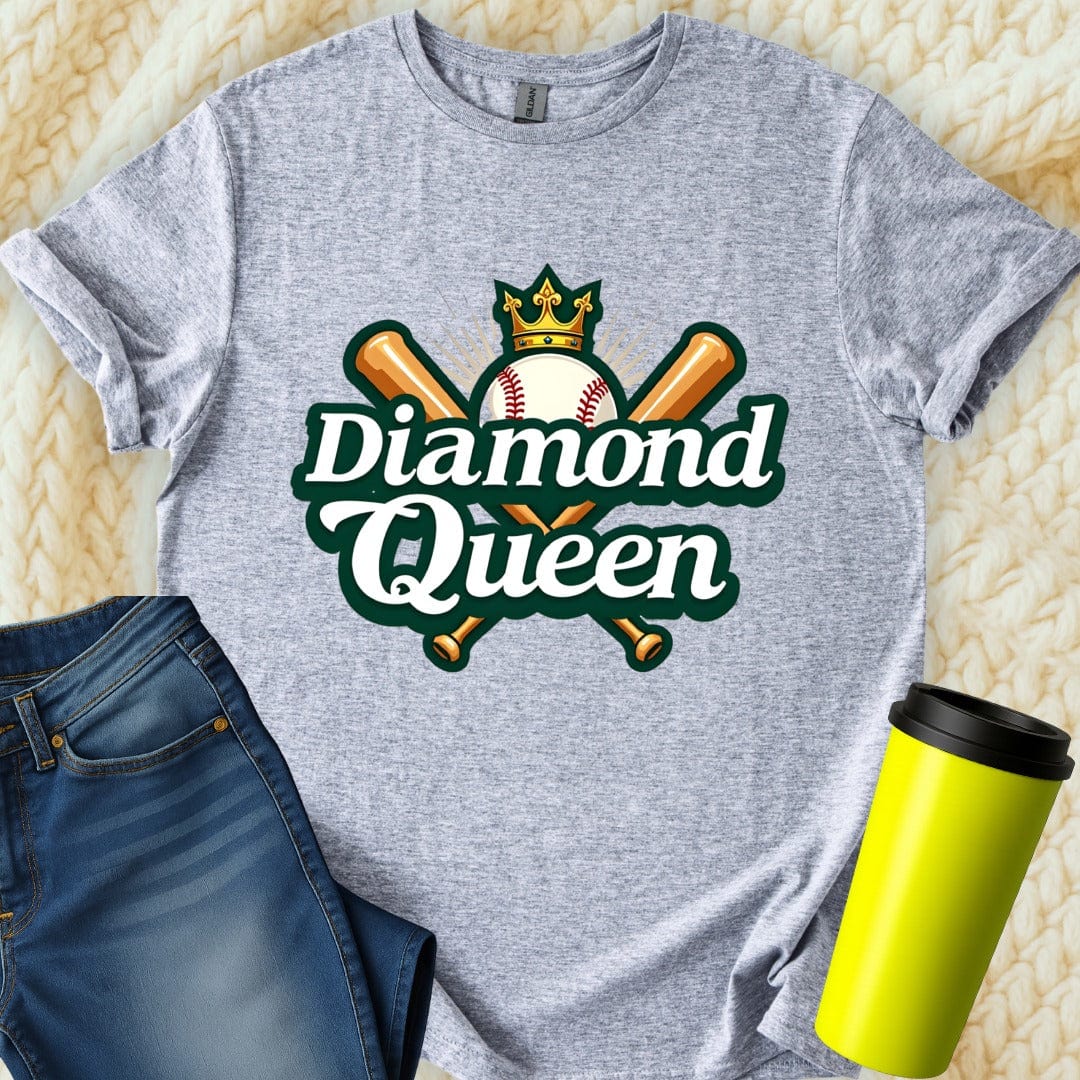 Printify T-Shirt Sport Grey / S Diamond Queen T-Shirt