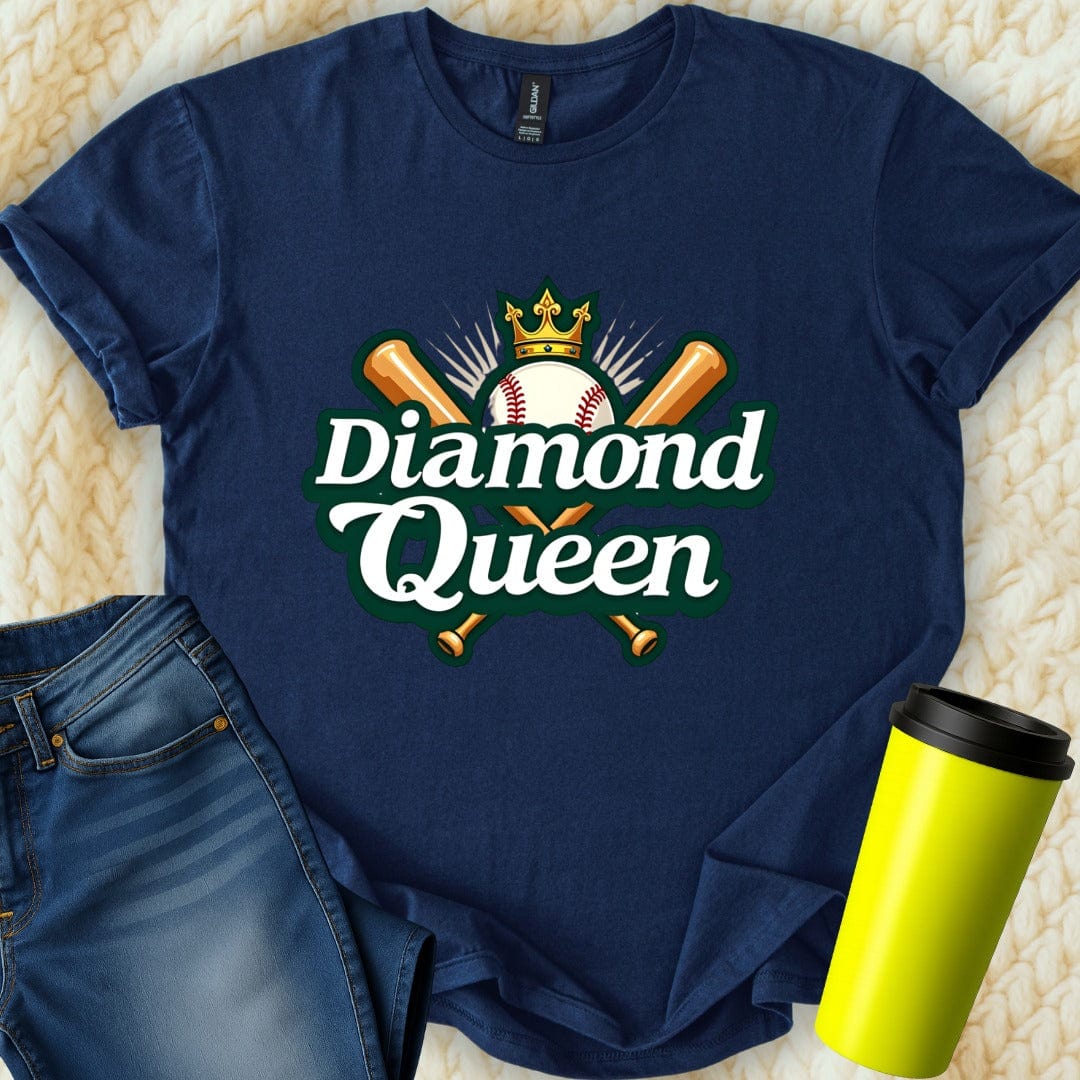 Printify T-Shirt Navy / S Diamond Queen T-Shirt