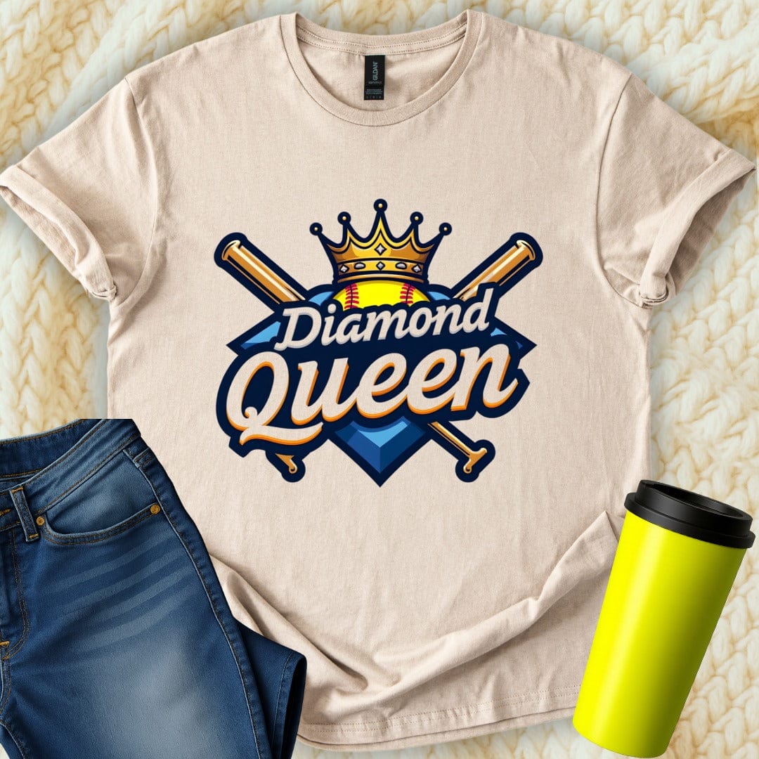 Printify T-Shirt Sand / S Diamond Queen T-Shirt