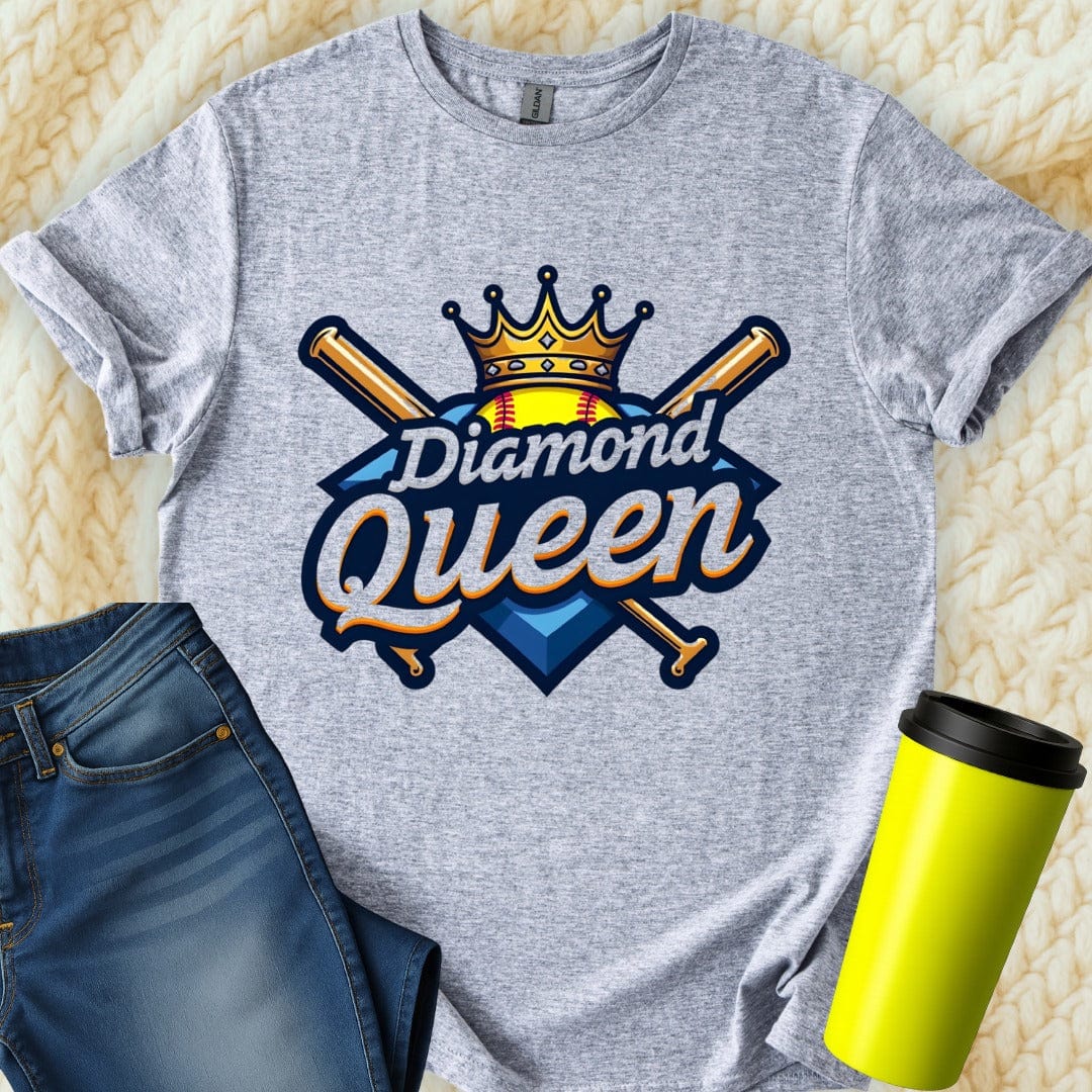 Printify T-Shirt Sport Grey / S Diamond Queen T-Shirt