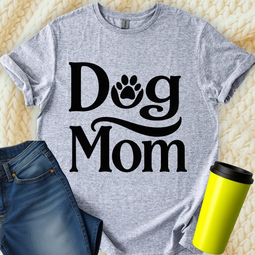 Printify T-Shirt Sport Grey / S Dog Mom T-Shirt