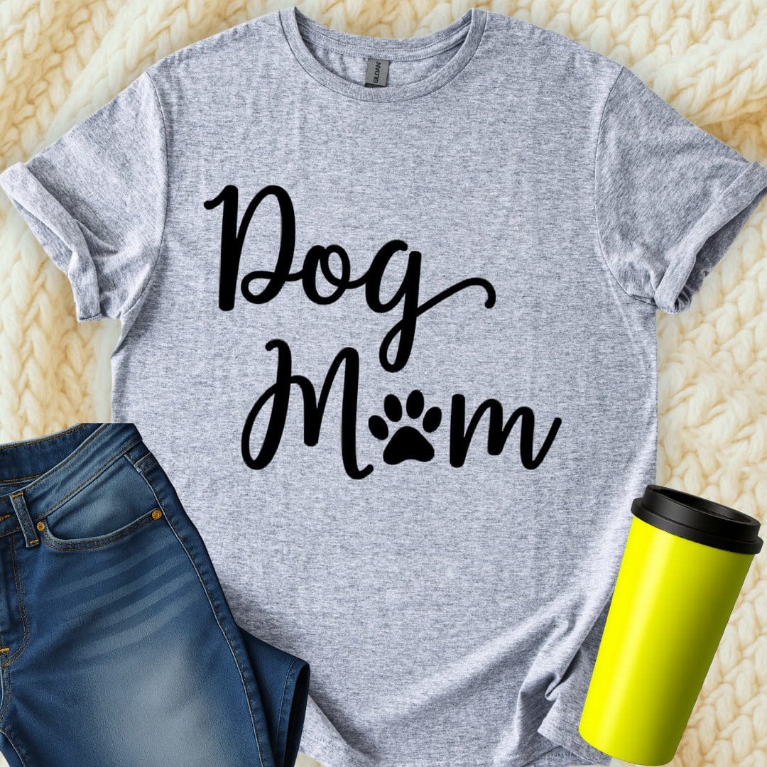 Printify T-Shirt Sport Grey / S Dog Mom T-Shirt