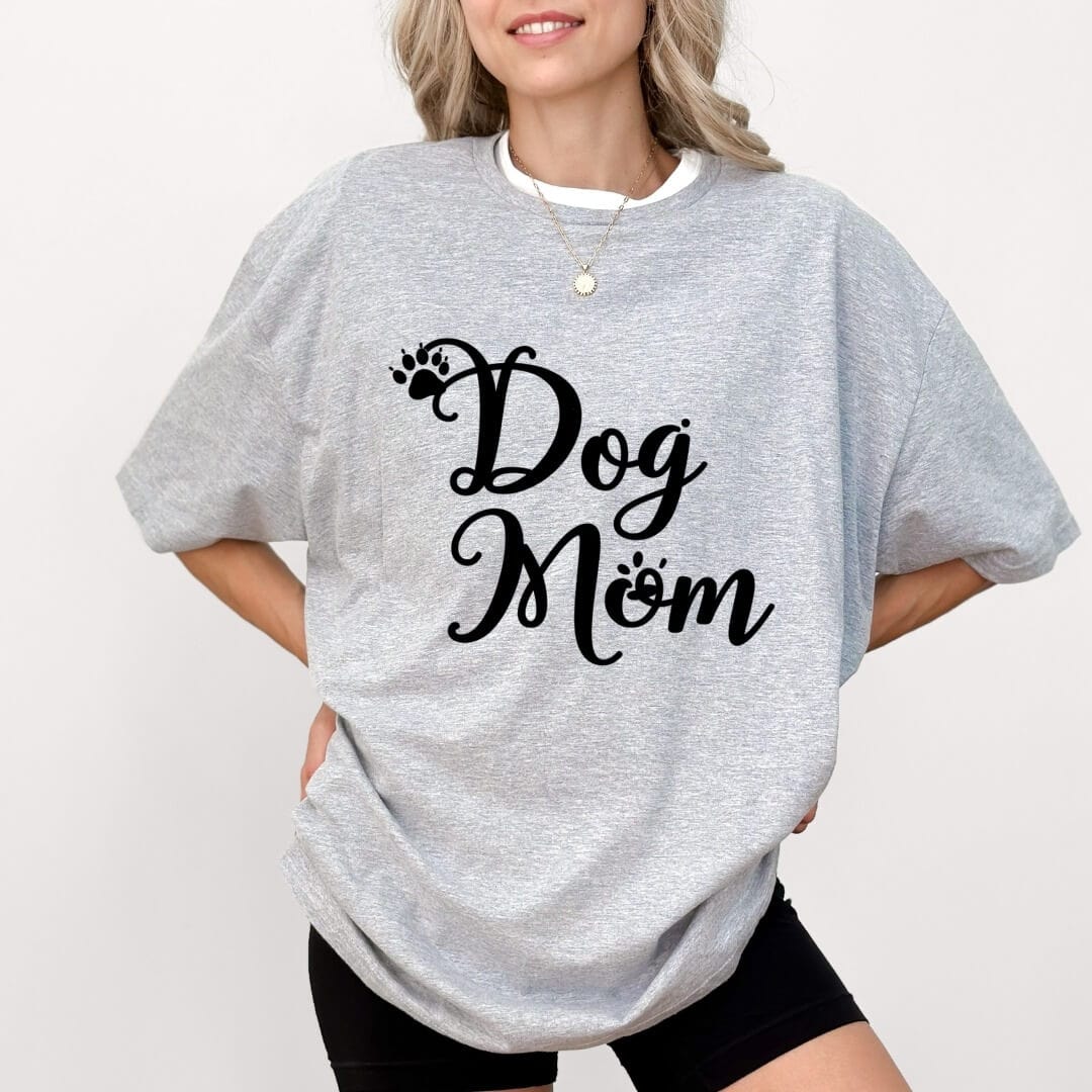 Printify T-Shirt Dog Mom T-Shirt
